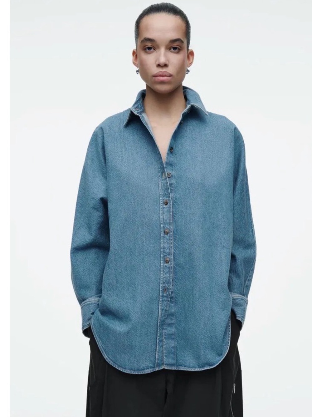EUC Like New COS Light Blue Denim Shirt M